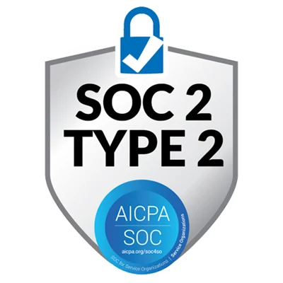 SOC 2 Type 2 certified